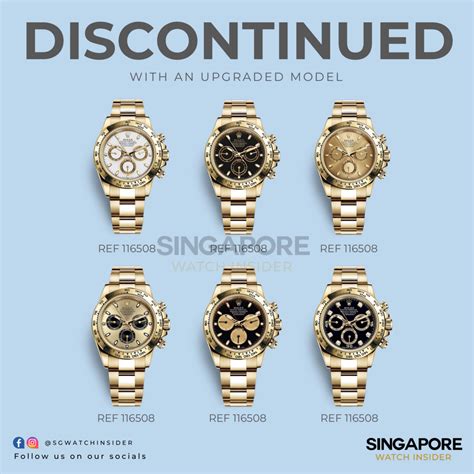 rolex discontinued 2023